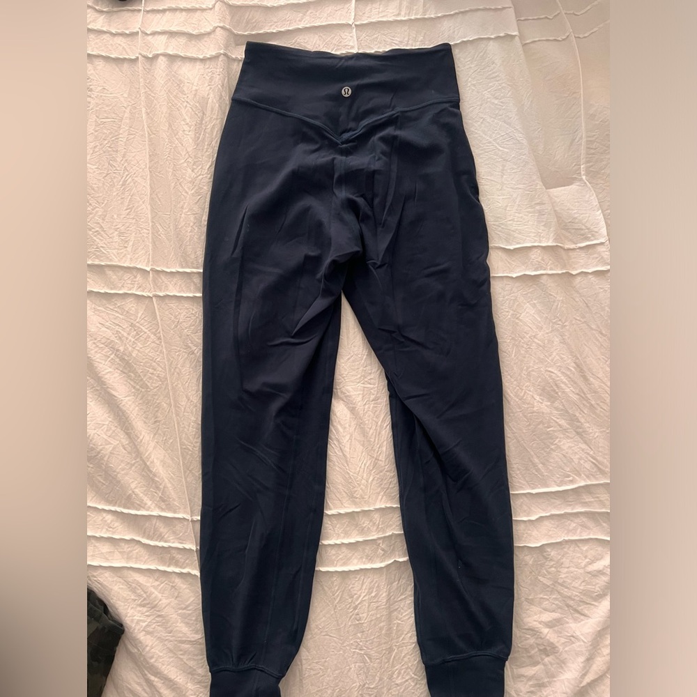 Navy Blue, lululemon full length joggers.